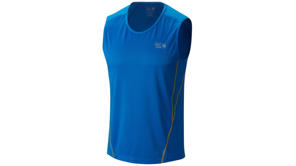 Mountain Hardwear WickedCool Tank - Mens-Hyper Blue-Large