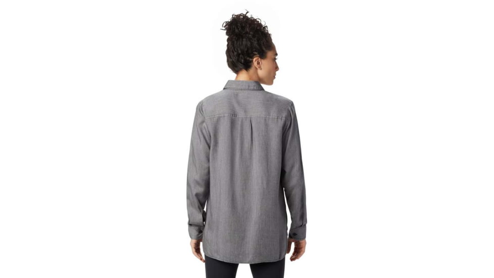 Mountain Hardwear Willow Spring Long Sleeve Shirt - Womens, Black, Large, OL8297010-L