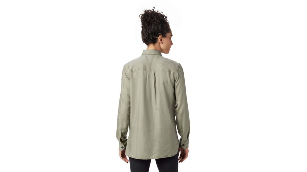 Mountain Hardwear Willow Spring Long Sleeve Shirt - Womens, Dark Army, Medium, OL8297304-M