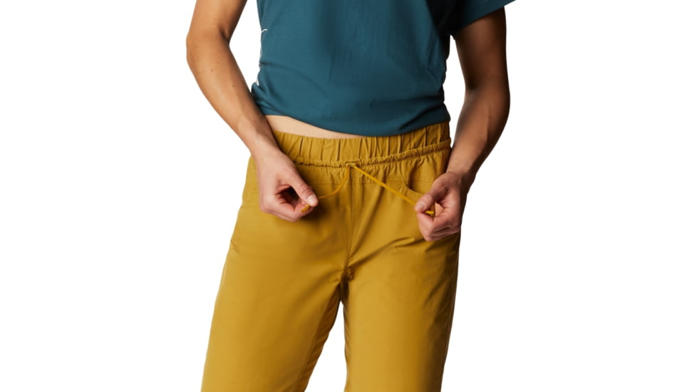 Mountain Hardwear Wondervalley Pant - Womens, Dark Bolt, Medium, Regular, 1880671236-M