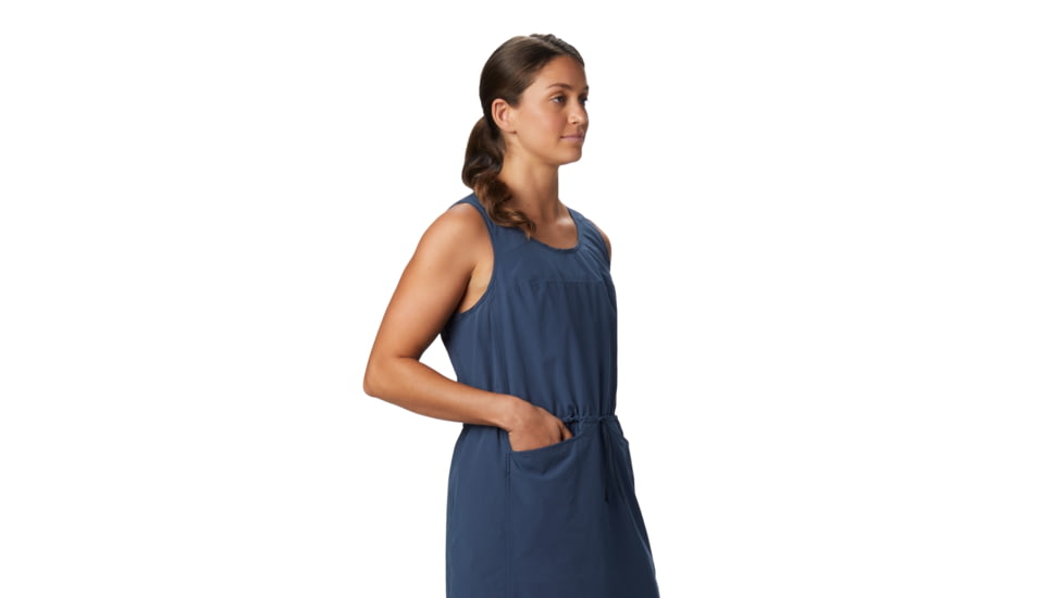 Mountain Hardwear Wondervalley Tank Dress - Women's, Zinc, Large, 1880561492-L