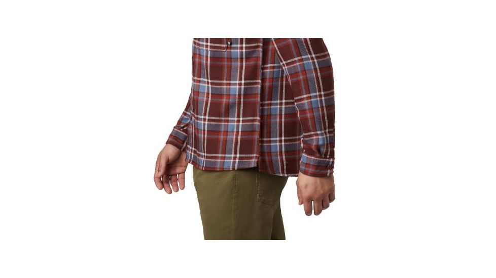Mountain Hardwear Woolchester Long Sleeve Shirt - Mens, Dark Umber, Medium, 1851191259-M