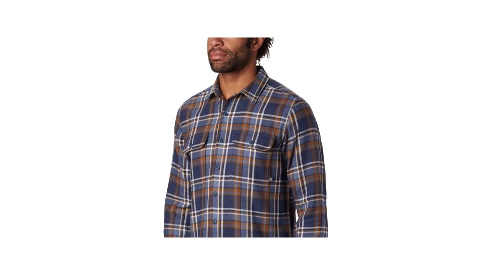 Mountain Hardwear Woolchester Long Sleeve Shirt - Mens, Zinc, Extra Large, 1851191492-XL