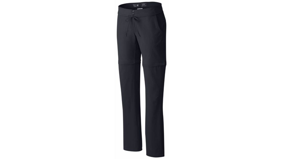 Mountain Hardwear Yuma Convertible Pant - Women's-Black-Regular Inseam-8