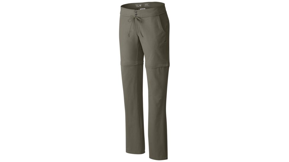 Mountain Hardwear Yuma Convertible Pant - Women's-Stone Green-Long Inseam-8