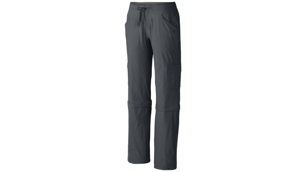 Mountain Hardwear Yuma II Convertible Pant - Women's-Graphite-Short Inseam-2