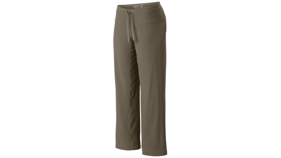 Mountain Hardwear Yumalina Pant - Women's-Khaki/Gossamer Blue-Short Inseam-12