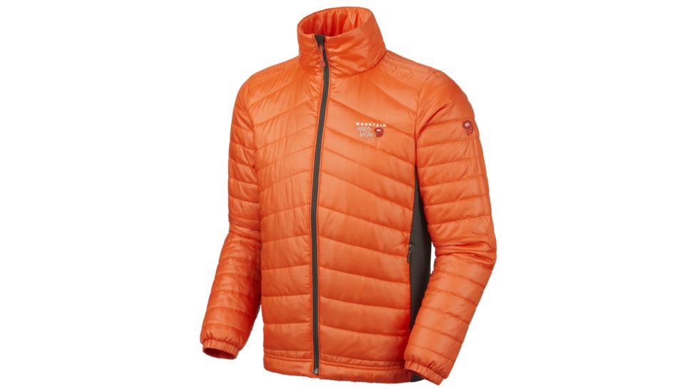 Mountain Hardwear Zonal Jacket - Men's-State Orange/Shark-Large