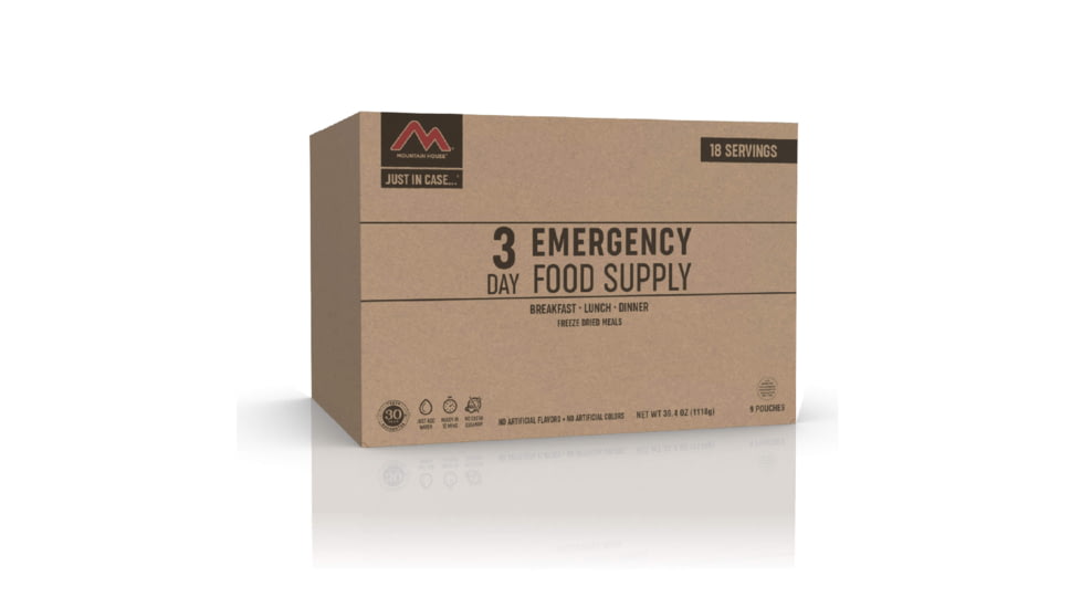 Mountain House 3-Day Emergency Food Kit Clean Label, 83608