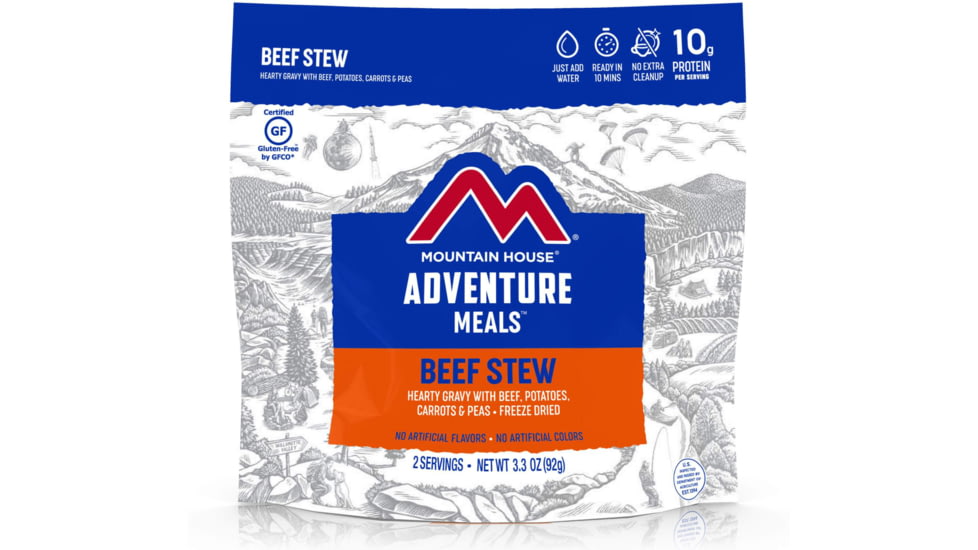 Mountain House Beef Stew - Pouch, 2 Servings, 55145