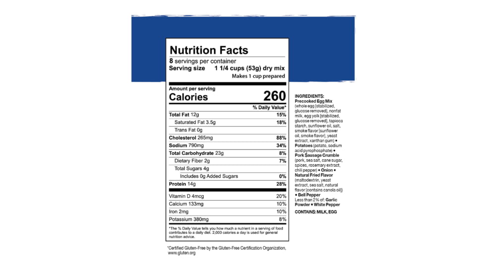 Mountain House Breakfast Skillet, 8 Servings, 30451