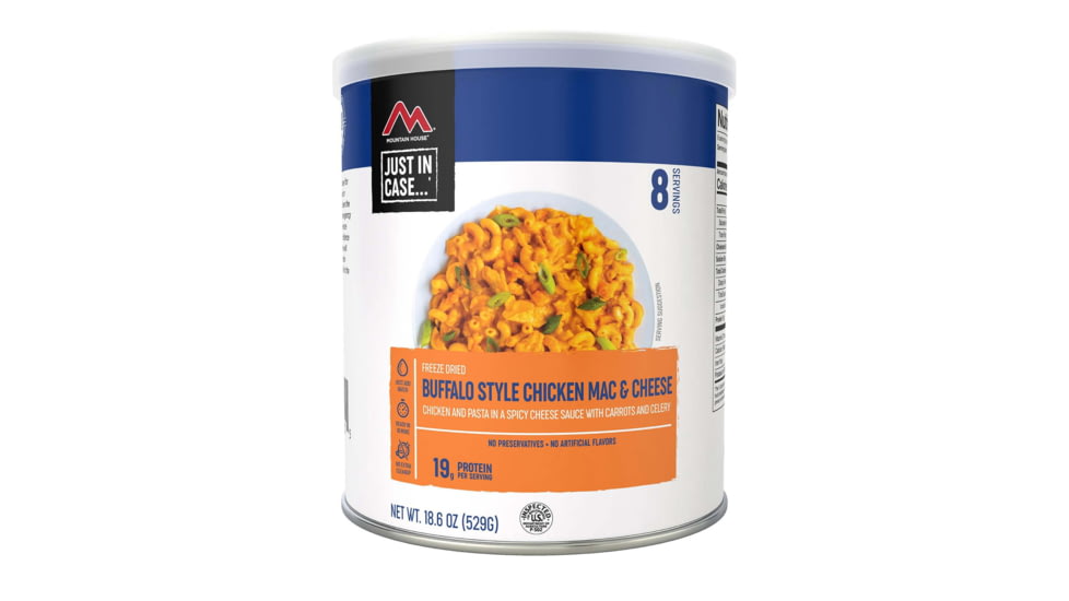 Mountain House Buffalo Style Chicken Mac &amp; Cheese, 8 Servings, 30101