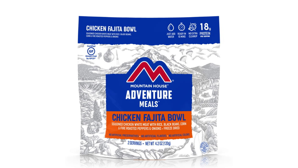 Mountain House Chicken Fajita Bowl, 2 Servings, 55175