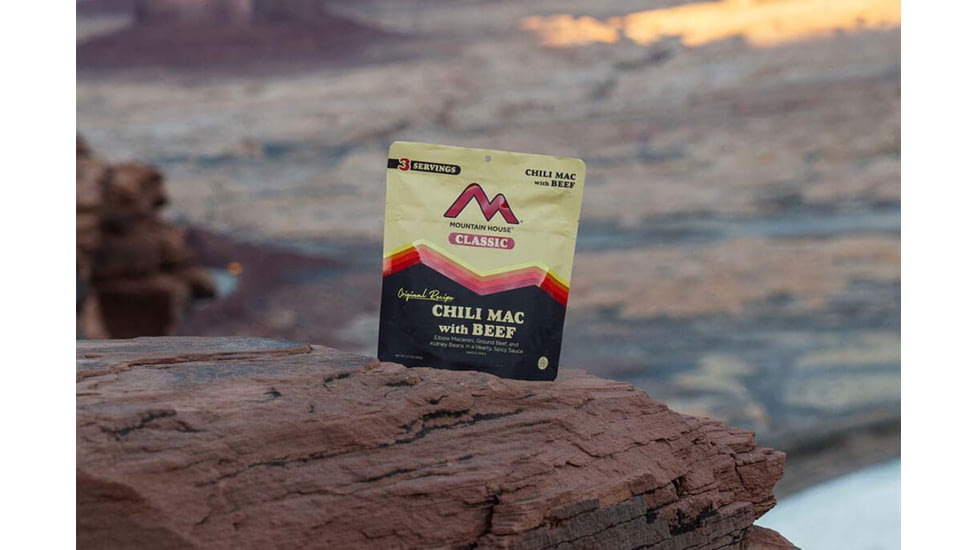 Mountain House Chili Mac with Beef, 3 Servings, 54128