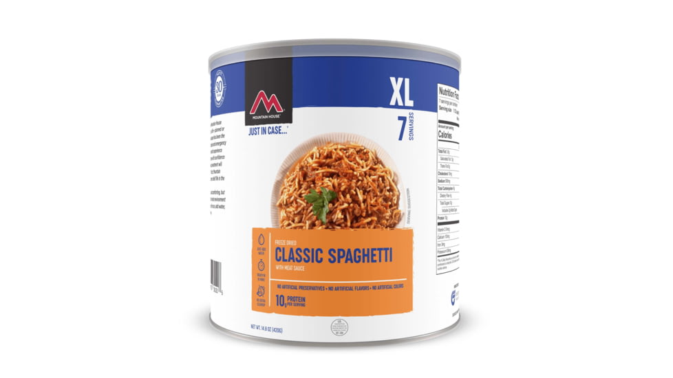 Mountain House Classic Spaghetti with Meat Sauce, 7 Servings, 30120