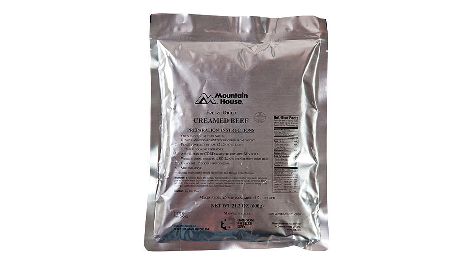 Mountain House Creamed Beef Foil Pack - 25 Servings