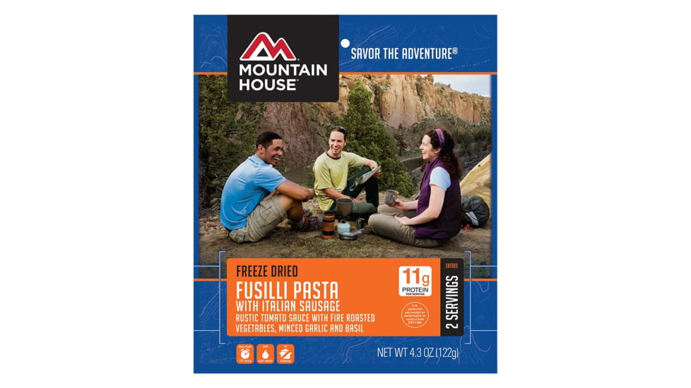 Mountain House Fusilli Pasta with Italian Sausage Food, 53107