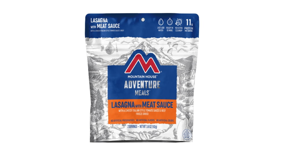 Mountain House Lasagna w/Meat Sauce, 55125