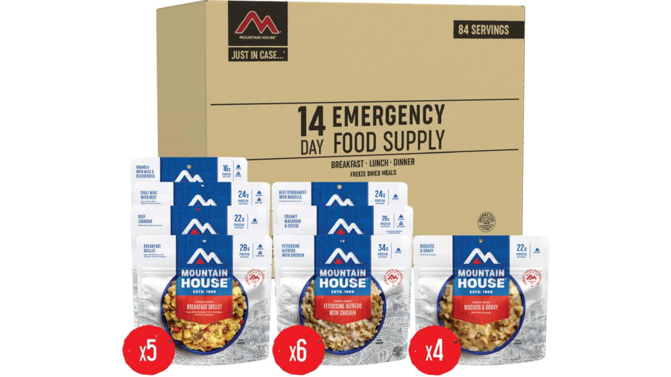 Mountain House 14-Day Emergency Kit Can Total/Kit