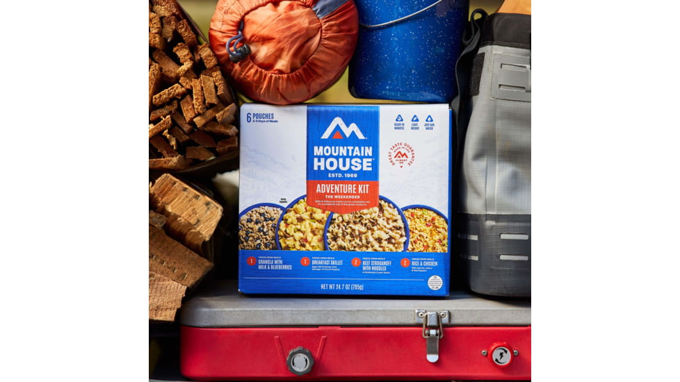 Mountain House Adventure Weekender Kit Can Pouches Total/Kit