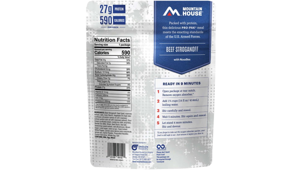 Mountain House Beef Stroganoff Pro-Pak