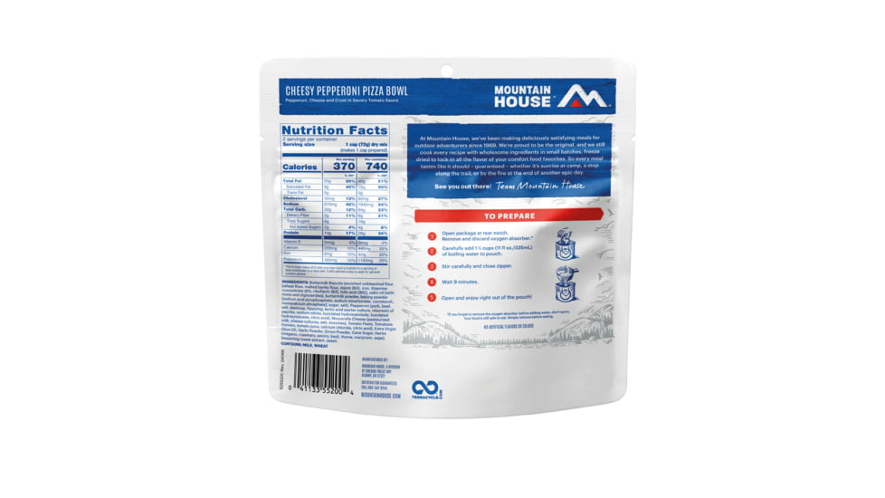 Mountain House Cheesy Pepperoni Pizza Bowl