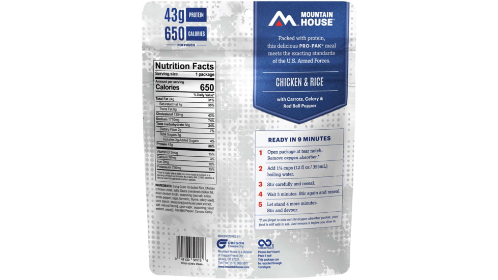 Mountain House Chicken and Rice Pro-Pak