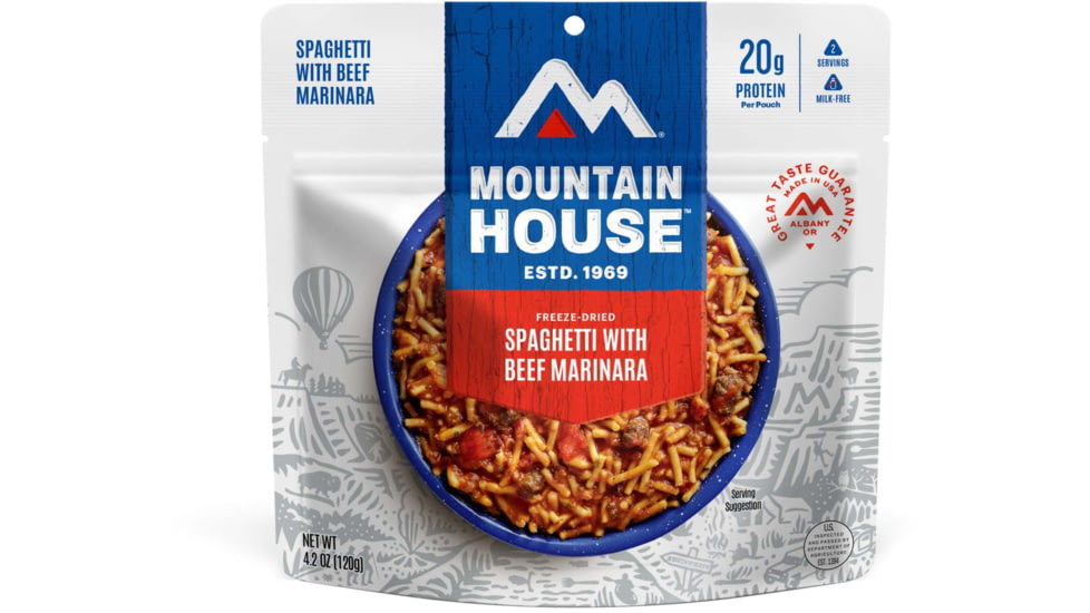 Mountain House Classic Spaghetti with Meat Sauce Pouch