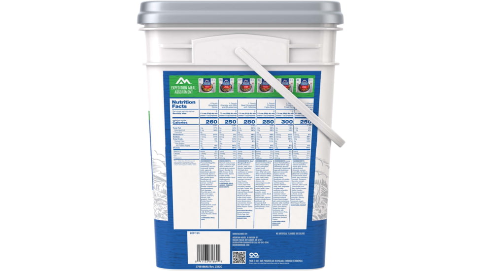 Mountain House Expedition Bucket Can Total/Bucket
