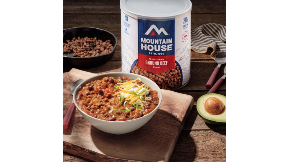 Mountain House Ground Beef, Can