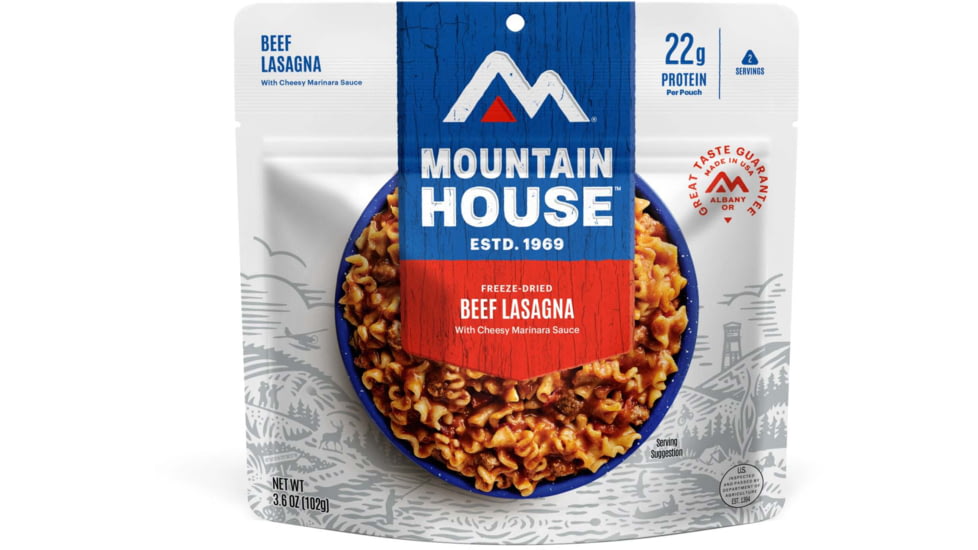 Mountain House Lasagna with Meat Sauce Pouch