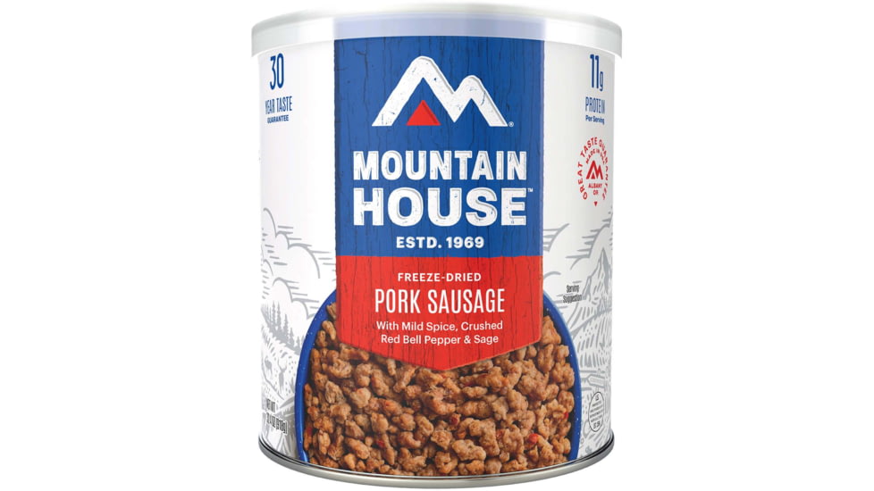 Mountain House Pork Sausage w/Mild Spice Can