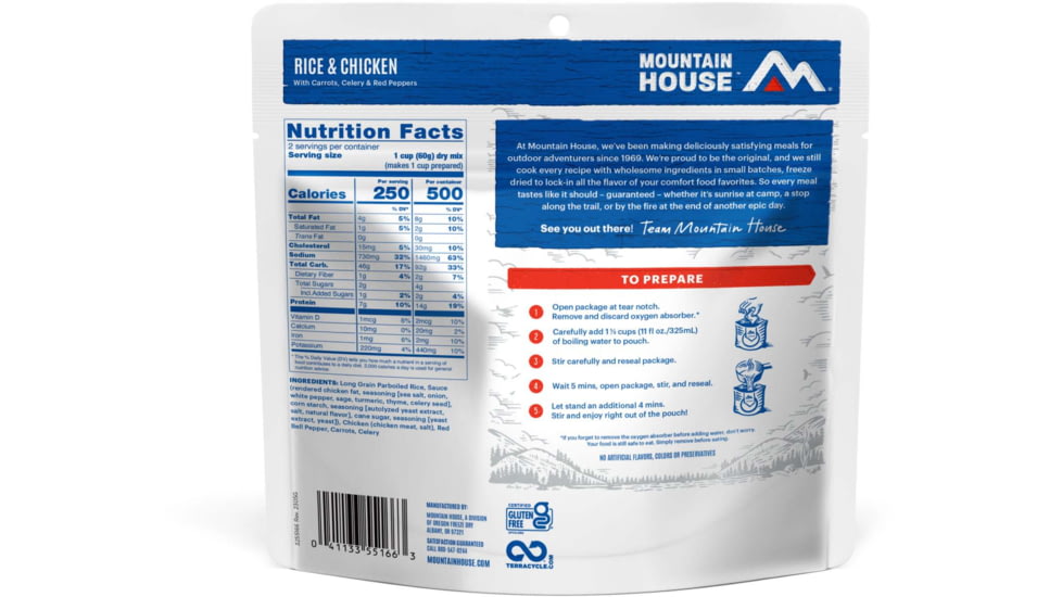 Mountain House Rice and Chicken Pouch