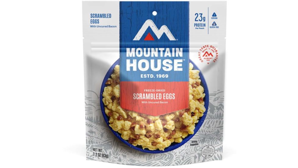 Mountain House Scrambled Eggs with Bacon Pouch