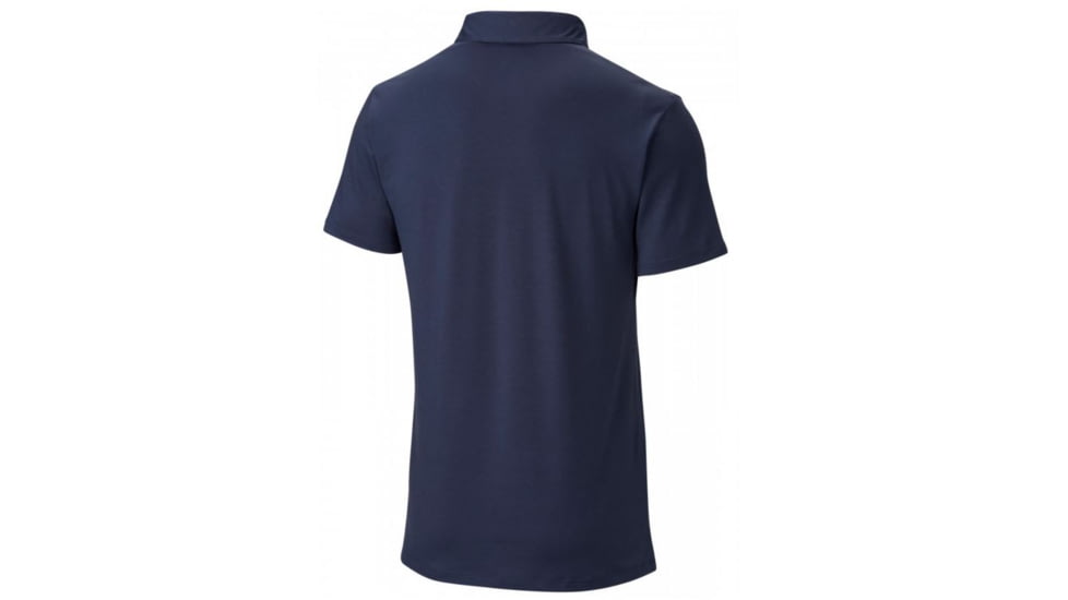 Mountain Hardwear DrySpun Stripe Short Sleeve Polo - Mens-Zinc-Small mth1139-Zinc-Small