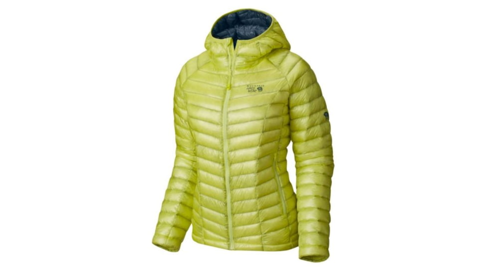 Mountain Hardwear Ghost Whisperer Hooded Down Jacket - Womens-Bolt-Mountain-Large mth0795-Bolt/Mountain-Large