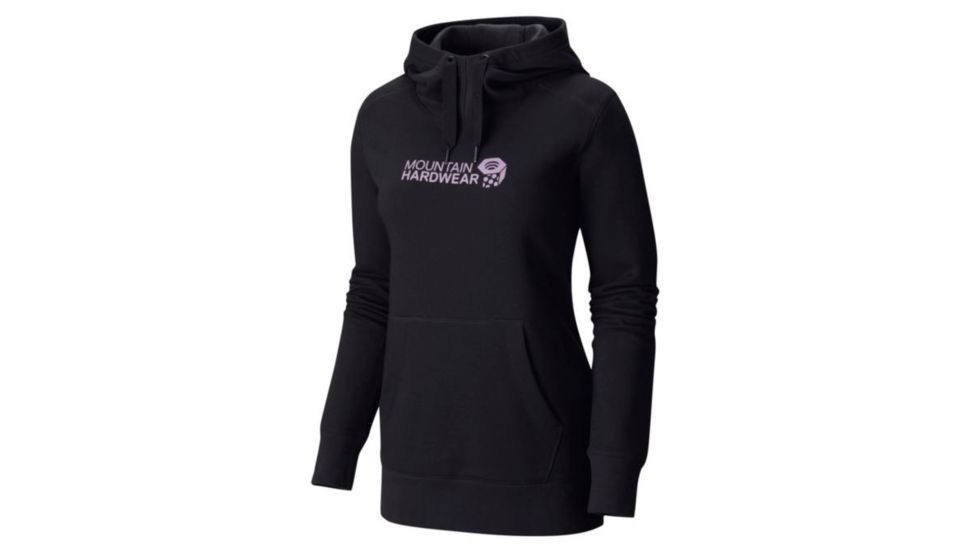 Mountain Hardwear Graphic Logo Pullover Hoody - Womens-Black-Medium mth1236-Black-Medium