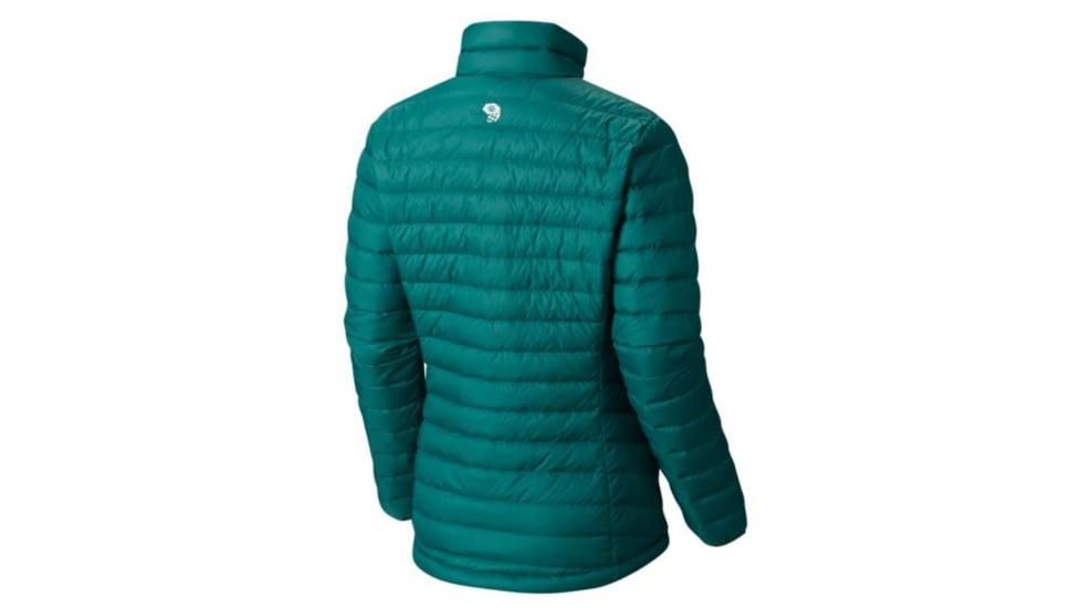 Mountain Hardwear Micro Ratio Down Jacket - Womens-Botanical Garden/Spray-Medium mth1087-Botanical Garden/Spray-Medium