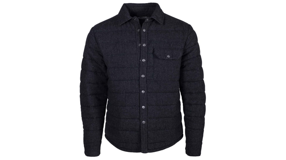 Mountain Khakis Archer Herringbone Shirtjac Classic Fit - Mens, Jackson Grey, M, I21021JACKSON GREYM