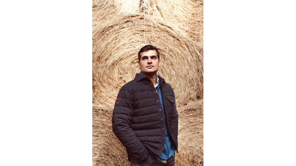 Mountain Khakis Archer Herringbone Shirtjac Classic Fit - Mens, Jackson Grey, S, I21021JACKSON GREYS