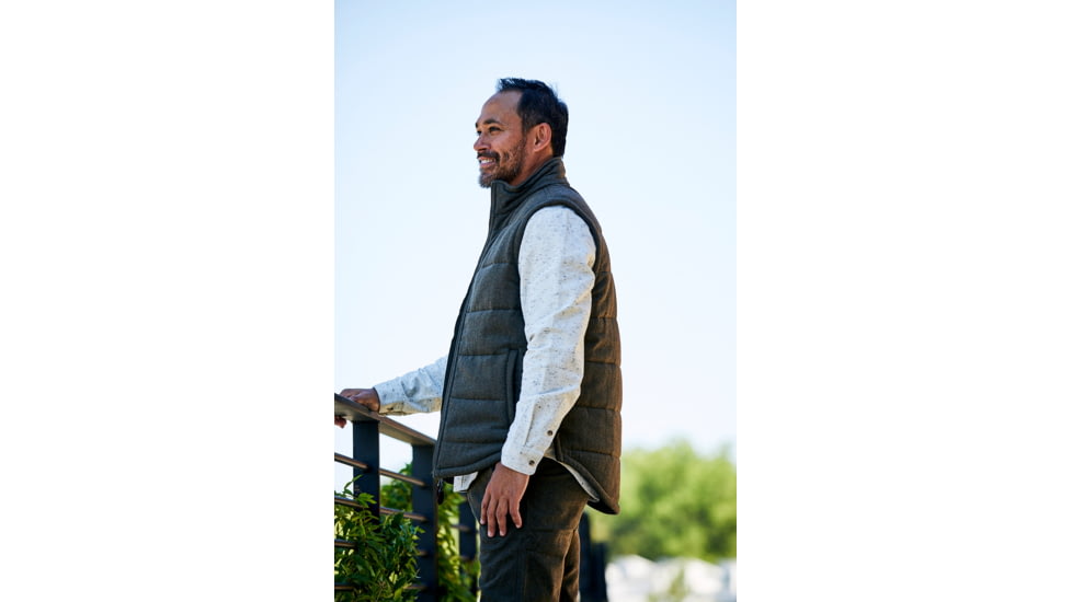 Mountain Khakis Archer Herringbone Vest Classic Fit - Mens, Jackson Grey, M, I22021JACKSON GREYM