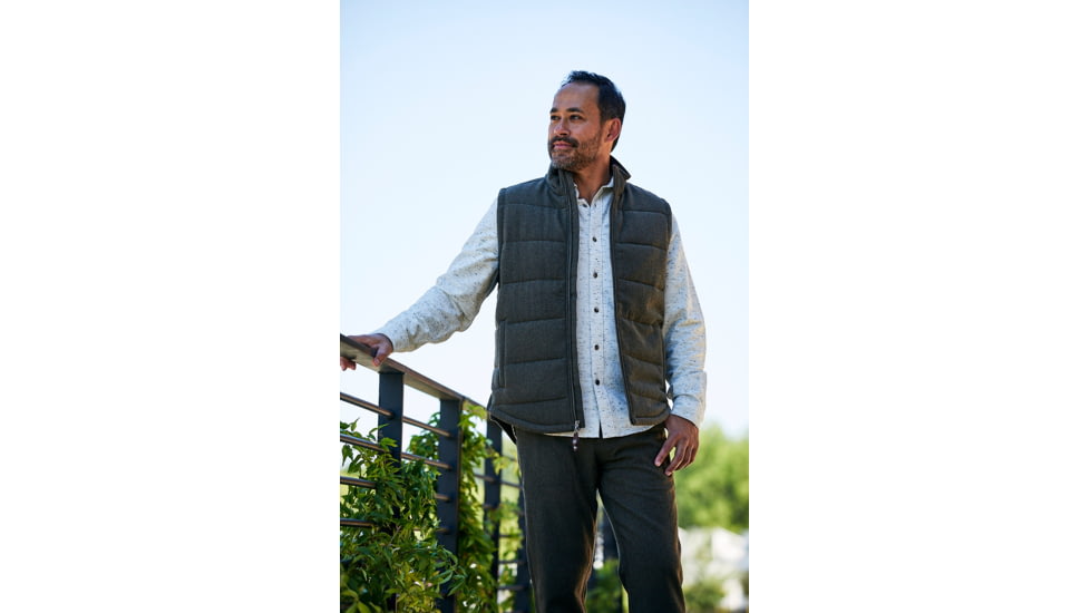 Mountain Khakis Archer Herringbone Vest Classic Fit - Mens, Jackson Grey, M, I22021JACKSON GREYM
