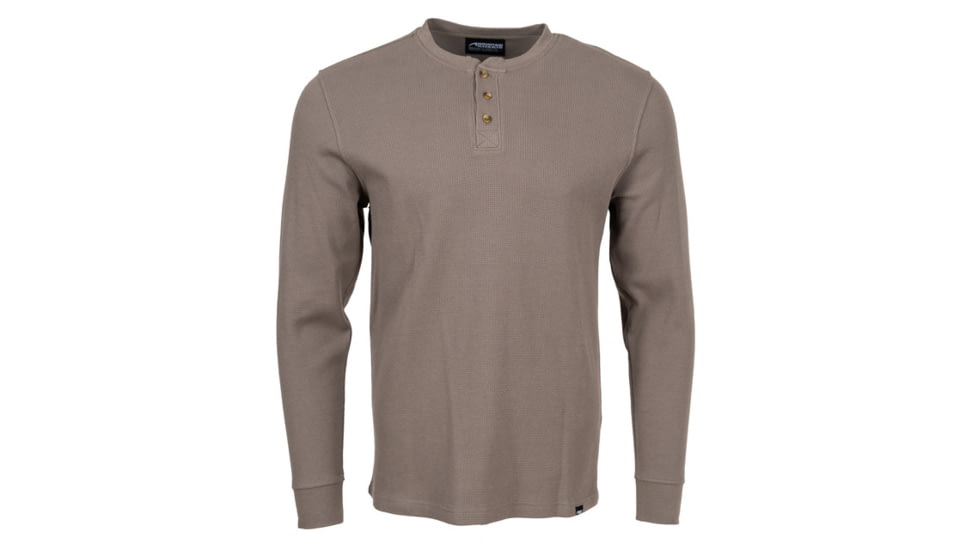 Mountain Khakis Axe Thermal Henley Classic Fit - Mens, Fossil, XL, O46024FOSSILXL