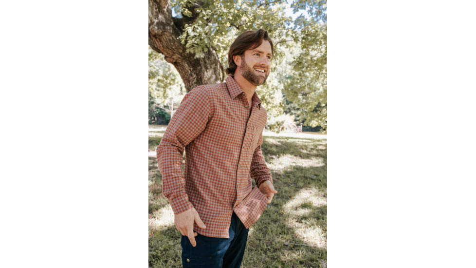 Mountain Khakis Downtown Flannel Shirt Classic Fit - Mens, Sage, XL, N52C26SAGEXL