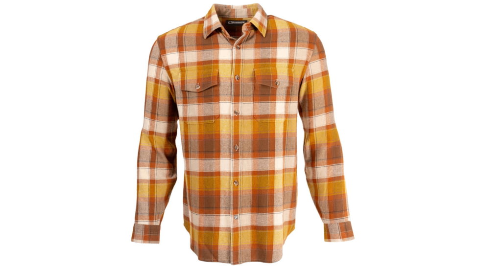 Mountain Khakis Gatlin Flannel Classic Fit - Mens, Rust, S, O44804RUSTS