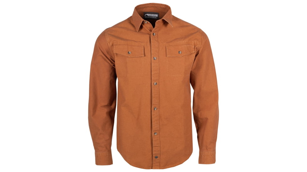 Mountain Khakis Hamilton Chamois Shirt Relaxed Fit - Mens, Clay, XXL, K99803CLAYXXL