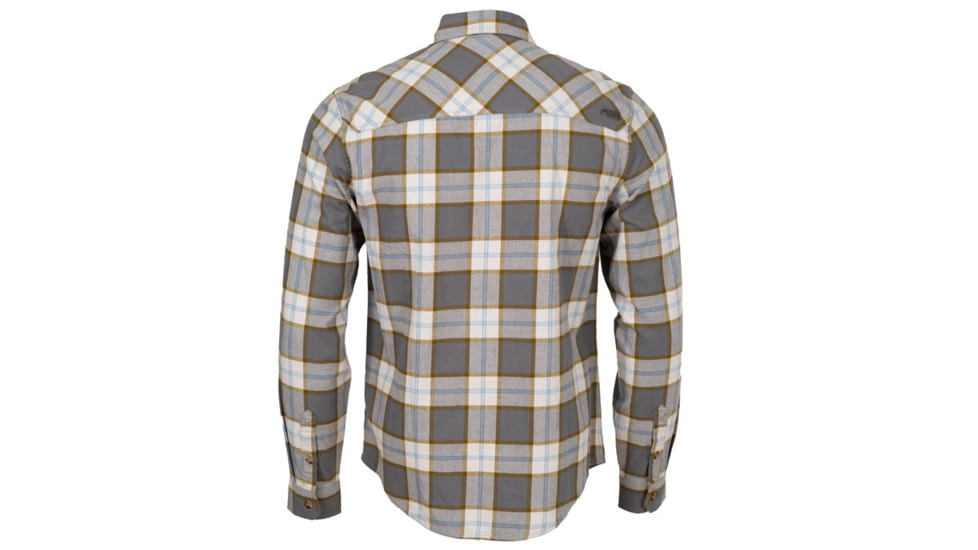 Mountain Khakis Homestead Long Sleeve Flannel Classic Fit - Mens, Gunmetal, XXL, O63022GUNMETALXXL
