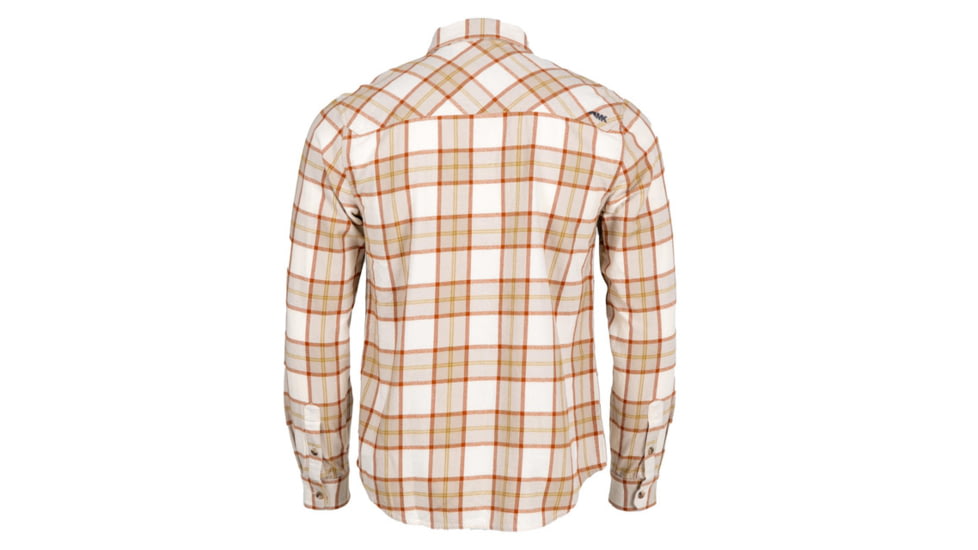 Mountain Khakis Homestead Long Sleeve Flannel Classic Fit - Mens, Parchment, M, O63102PARCHMENTM