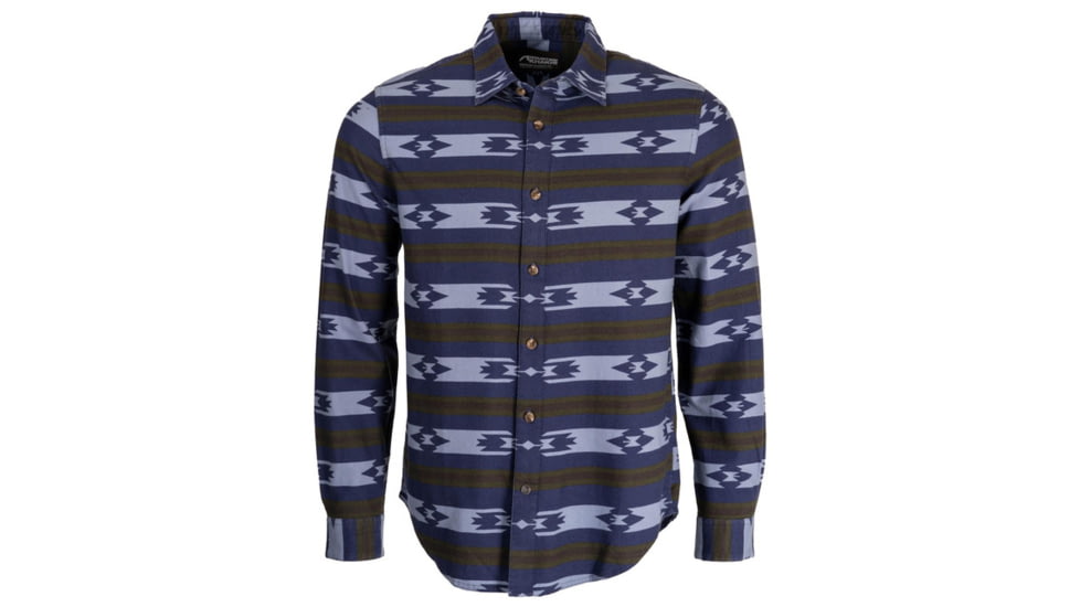 Mountain Khakis Lariat Flannel Shirt Classic Fit - Mens, Solstice, M, O47407SOLSTICEM