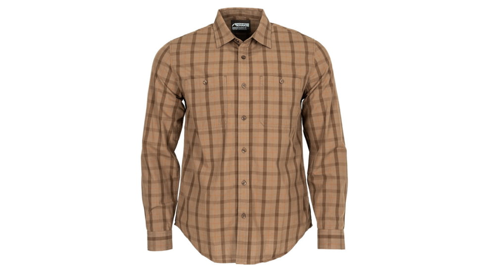 Mountain Khakis Midtown Long Sleeve Woven Shirt Classic Fit - Mens, Cedar, XL, O65201CEDARXL
